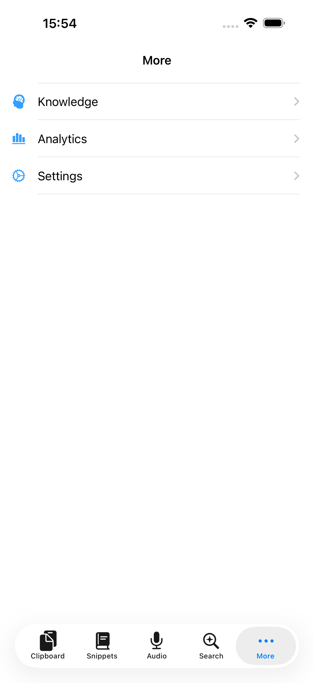 Clasp semantic intelligence search across system sources