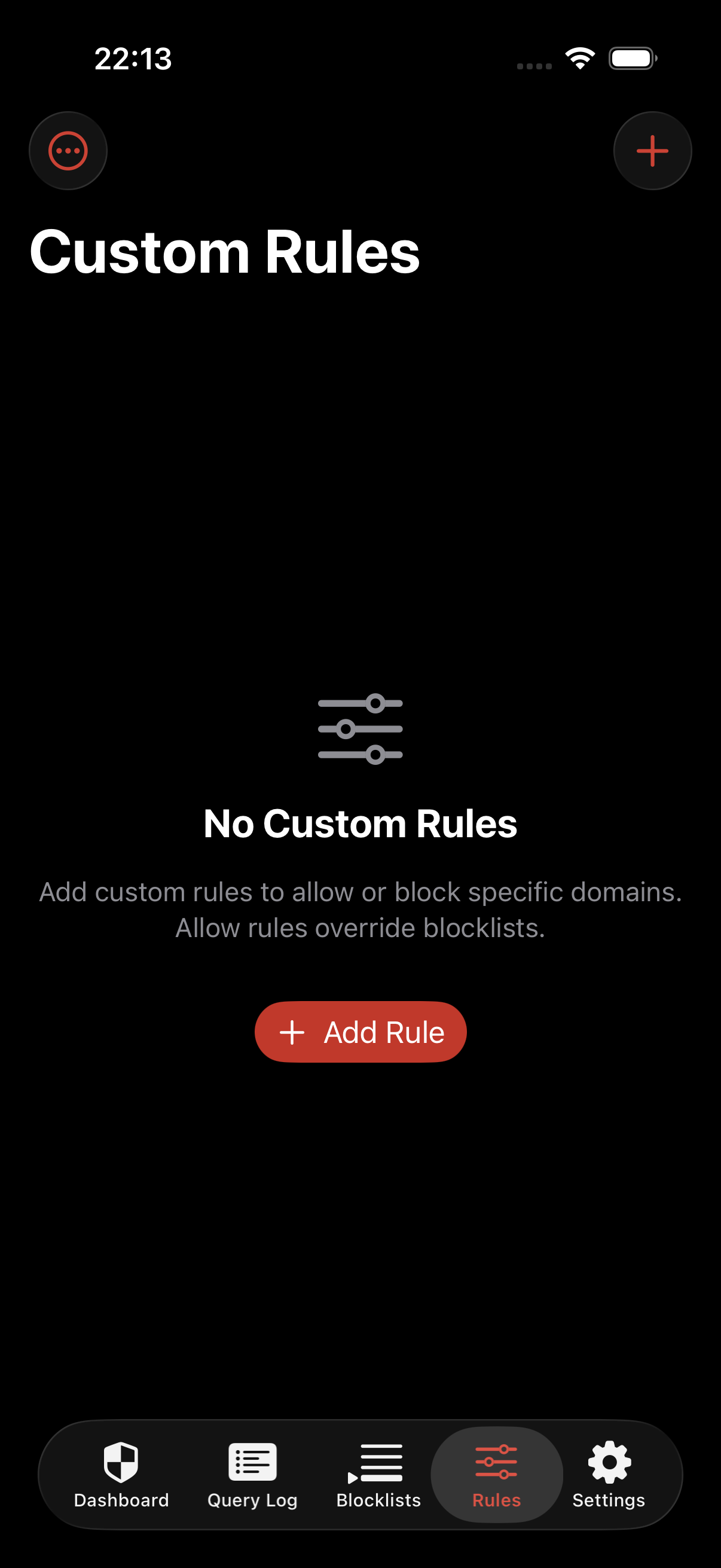 Sinkhole custom rules with exact, wildcard, and regex matching